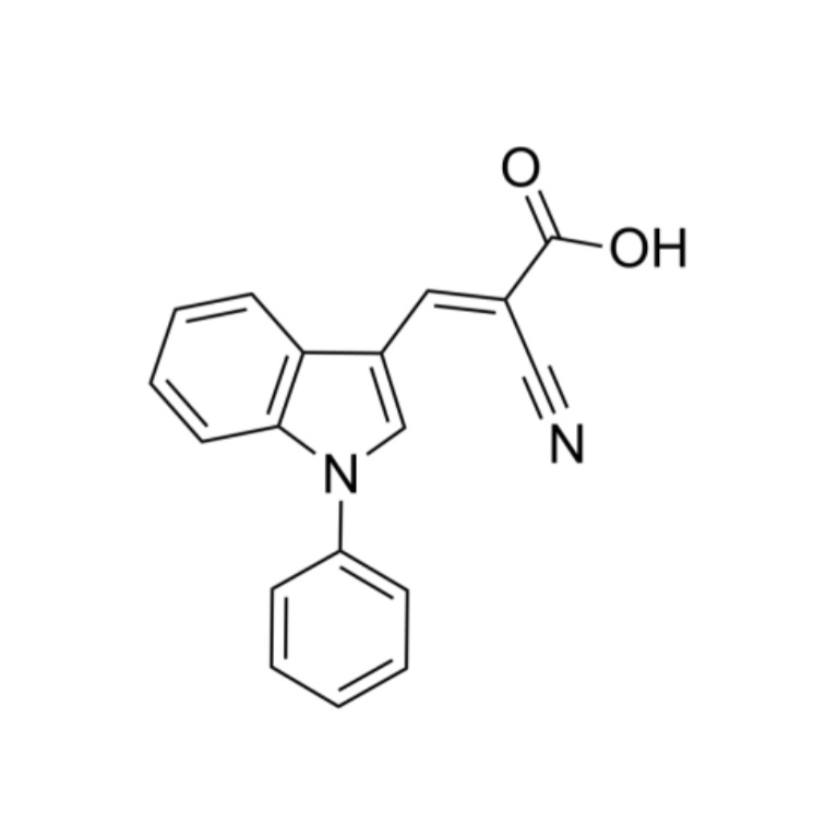 2-氰基-3-(1-苯基吲哚-3-基)丙烯酸酯